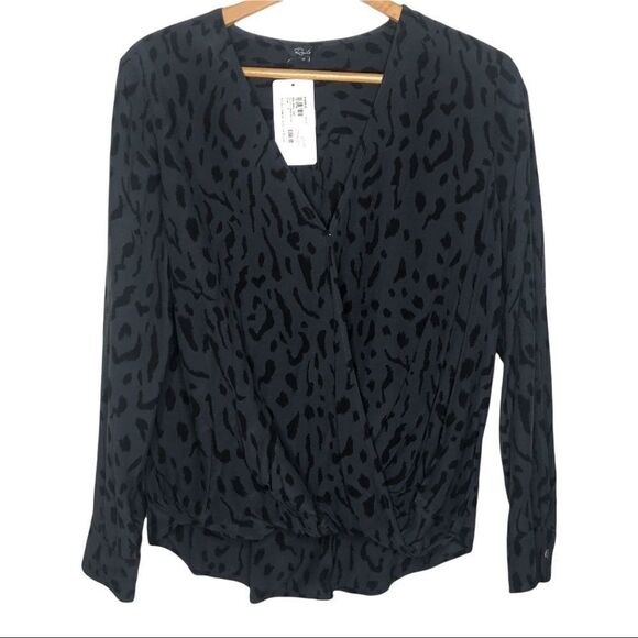 Rails Blouse Hillary Ash Cheetah, Animal-print Pattern size S - Picture 2 of 7